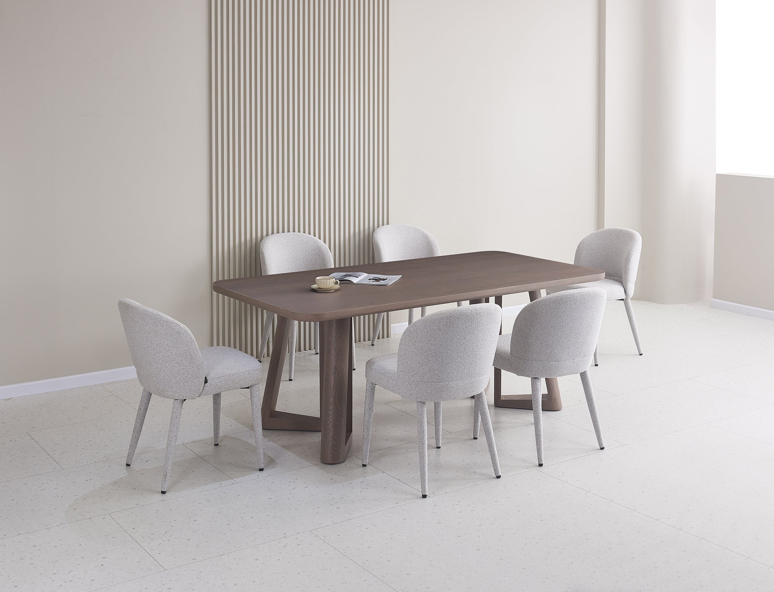Esstisch Alisser 200x100 cm Nussbaumfurnier