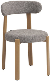 Runder Esstisch Prinise 120 cm Taupe Hochglanz