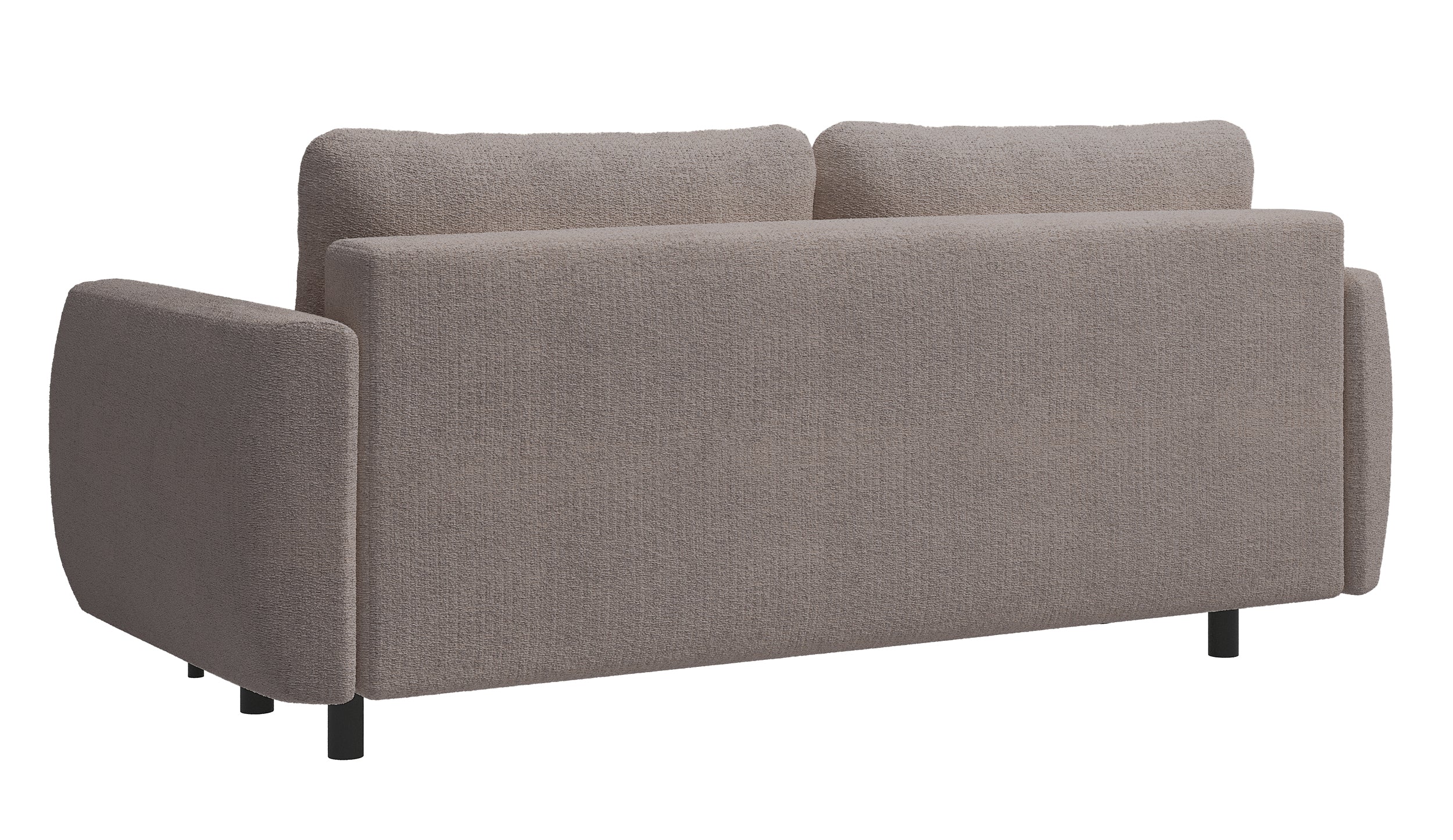 Drei-Sitzer-Schlafsofa Rane mit Stauraum, beige, hydrophobes Chenille