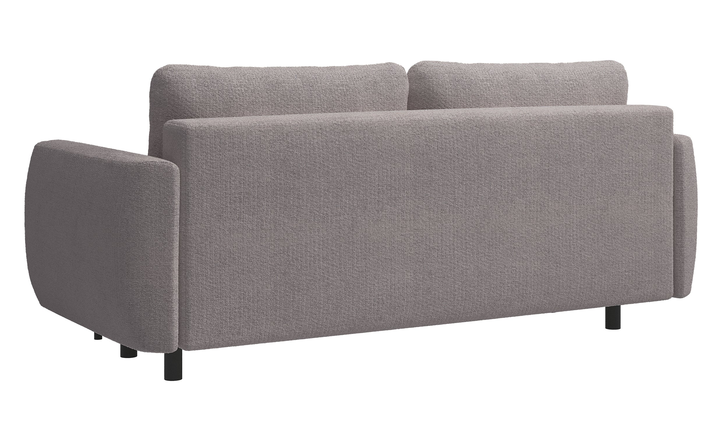 Dreisitziges ausklappbares Sofa Rane mit Stauraum, grau-beige, hydrophobes Chenille-Gewebe