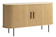 Kommode Gativel 140x76 cm Lamellen Eiche Natur