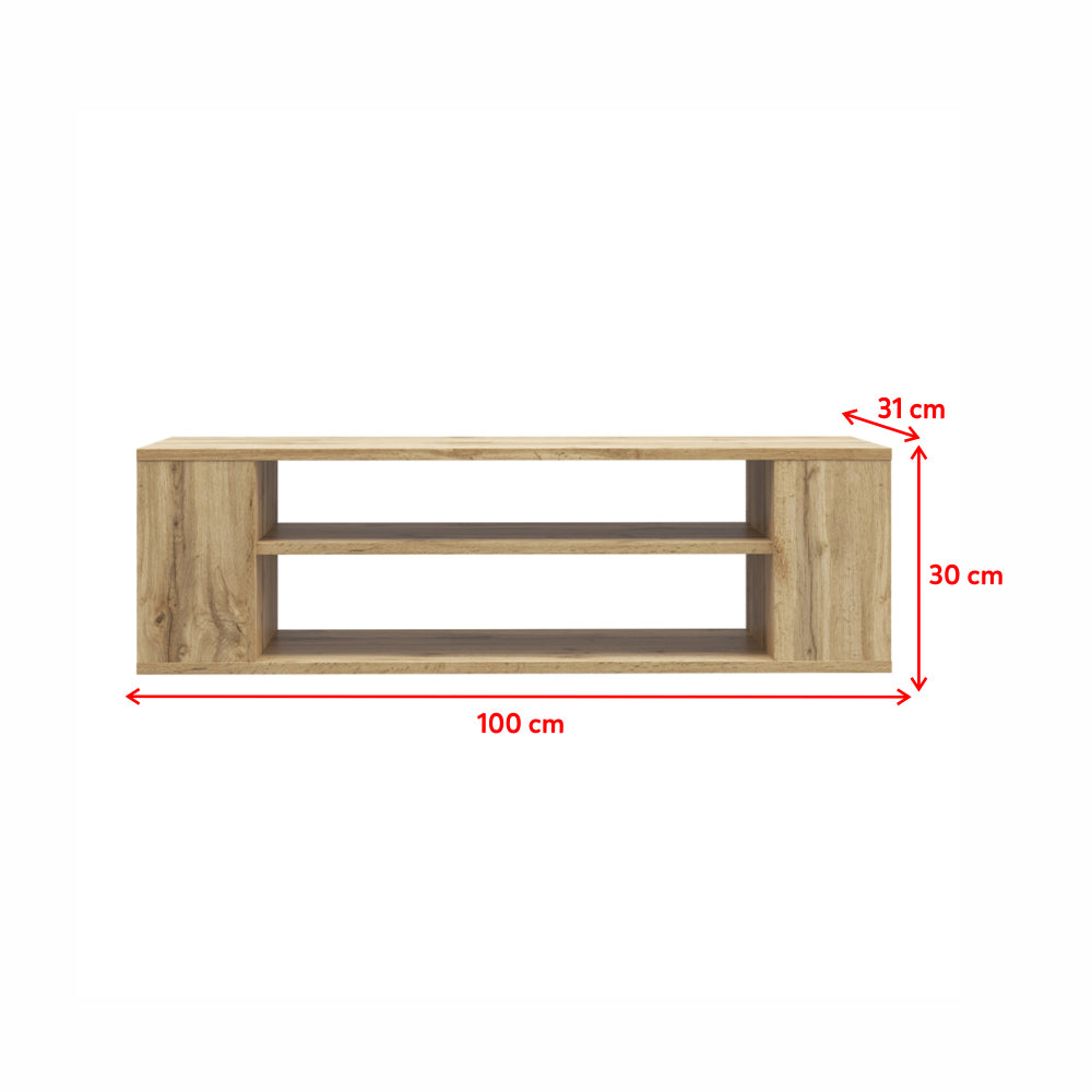 TV-Schrank Wall 100 cm Schwarz