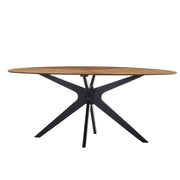 Ovaler Tisch Odilio 180x110 cm Nussbaum
