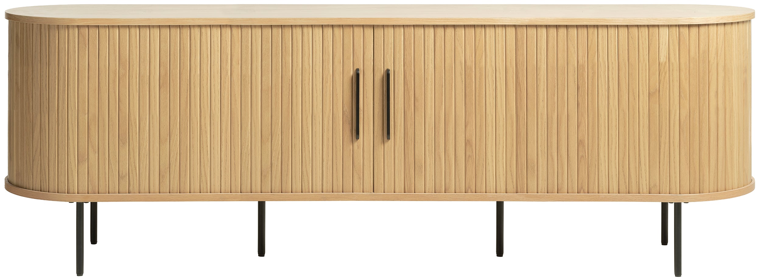 TV-Schrank Gativel 180 cm Lamellen Eiche Natur