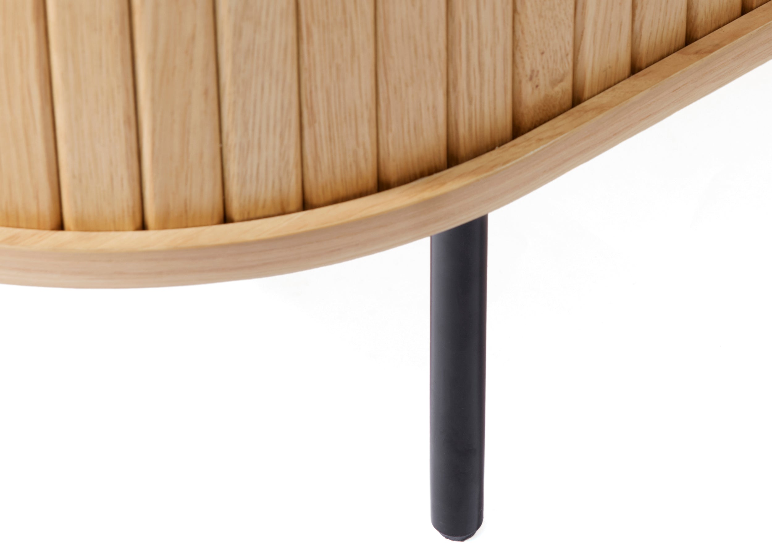 Kommode Gativel 120 cm mit Lamellen in natürlicher Eiche