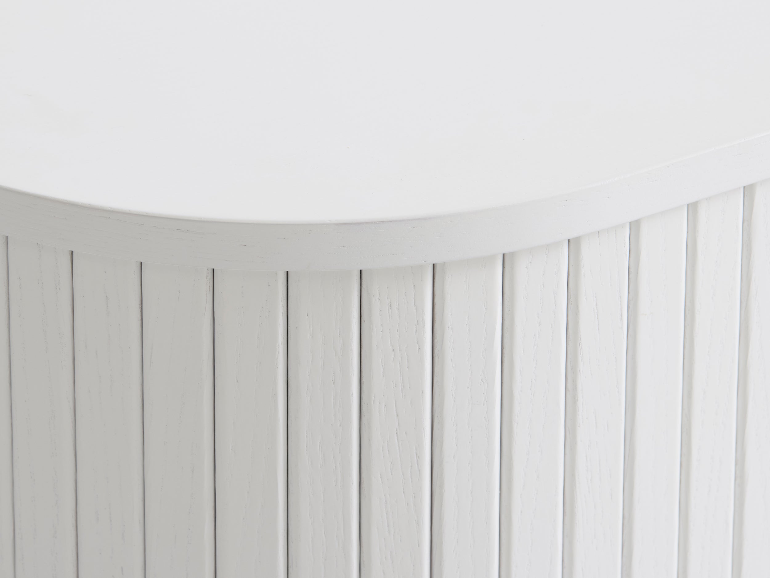 Kommode Gativel 120 cm weiße Lamellen