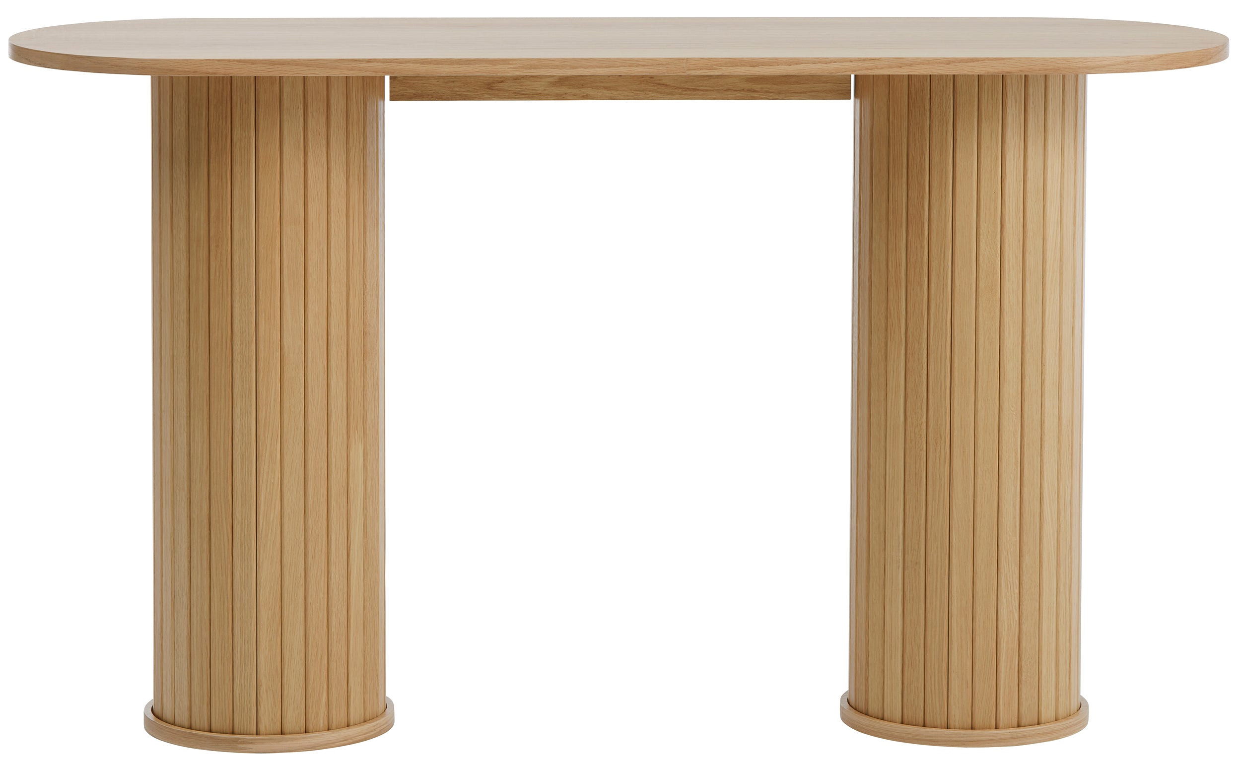 Gativel Konsole 130 cm Lamellen natürliche Eiche