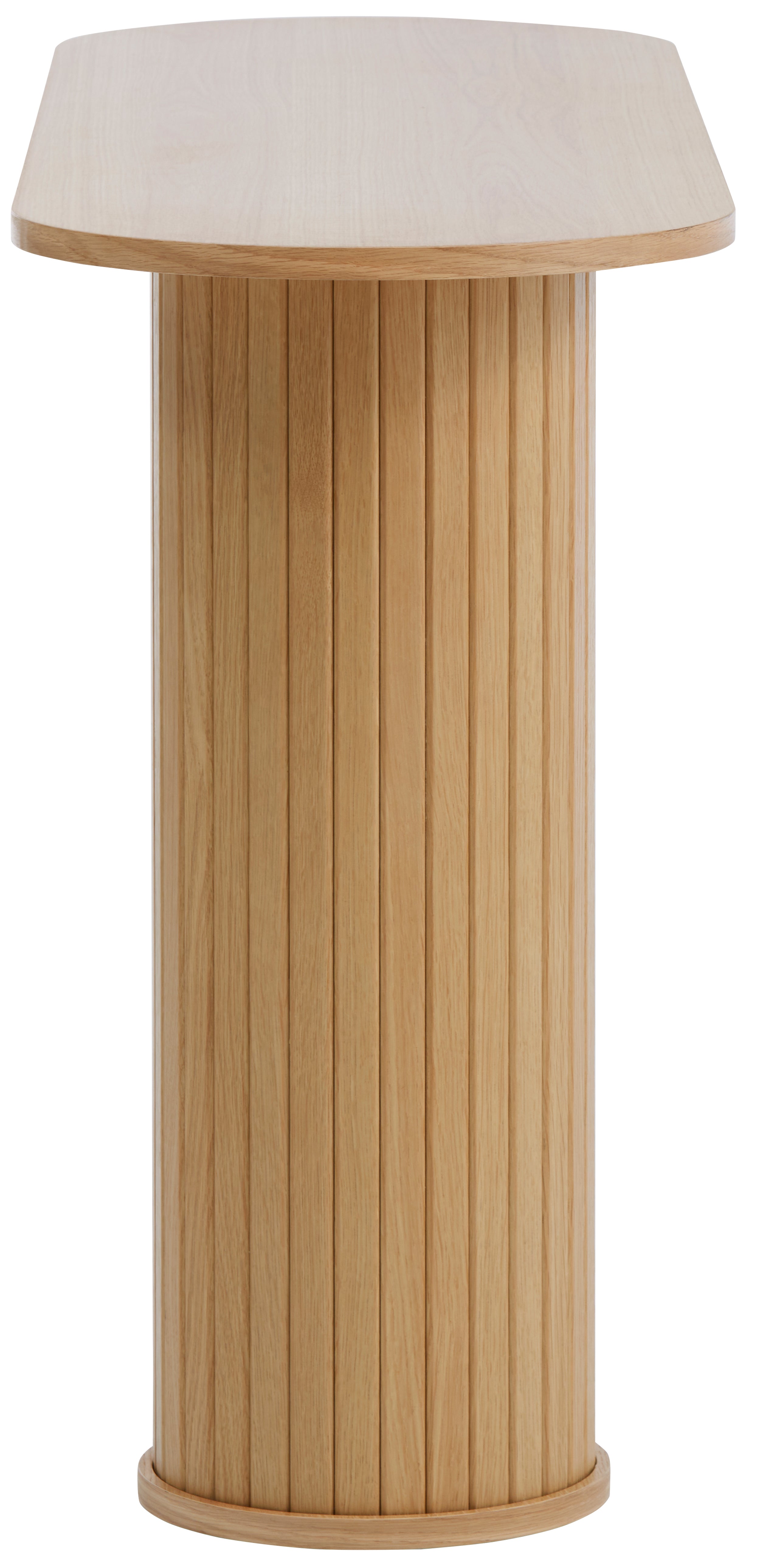 Gativel Konsole 130 cm Lamellen natürliche Eiche