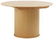Ausziehbarer Tisch Gativel 120-167 cm Lamellen natürliche Eiche