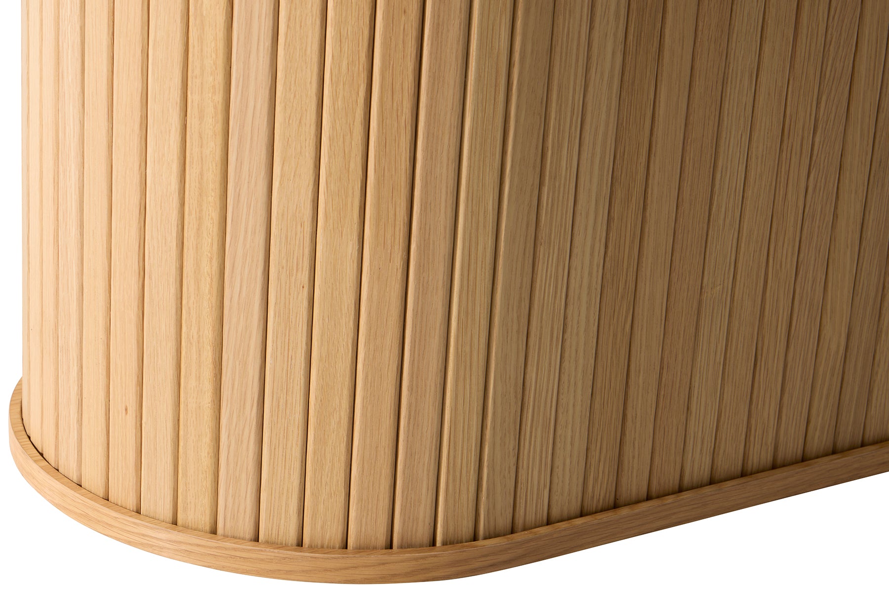 Ausziehbarer Tisch Gativel 180-230x95 cm Lamellen in natürlicher Eiche