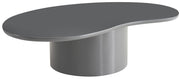 Tratesse Couchtisch 130x77 cm Grau Hochglanz