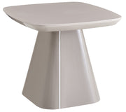 Floone Couchtisch 60x60 cm hellgrau Hochglanz