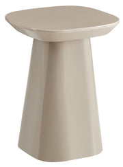 Beistelltisch Corriar 35x35 cm beige Hochglanz