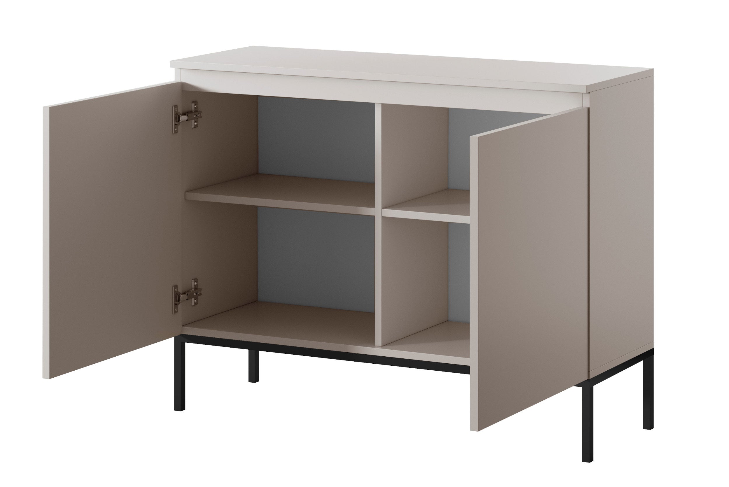 Zweiturige Kommode Bemmi 100 cm Kaschmir