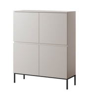 Hohe Kommode Bemmi 100 cm Kaschmir