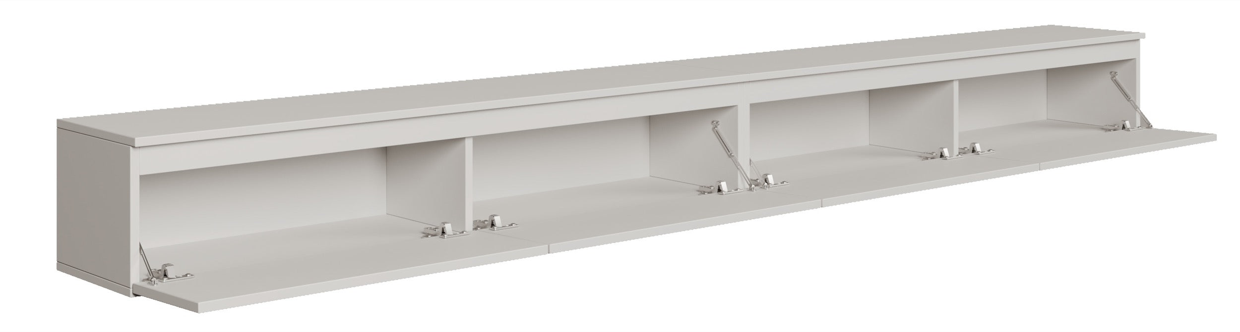 Hängender TV-Schrank Bemmi 300 cm Weiß