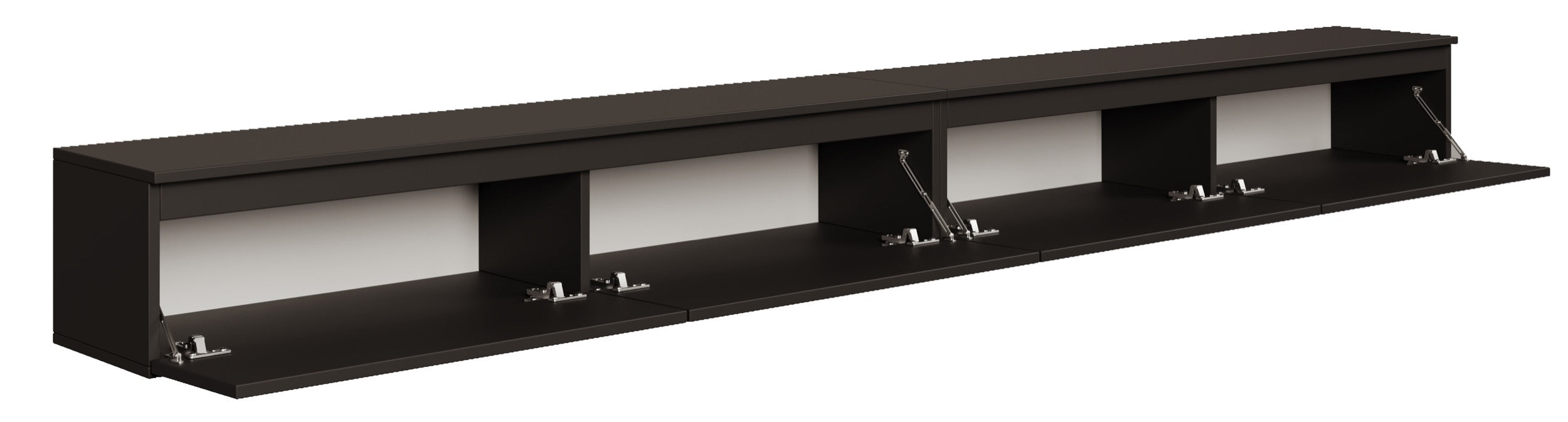 Bemmi Hängeschrank für TV 300 cm schwarz