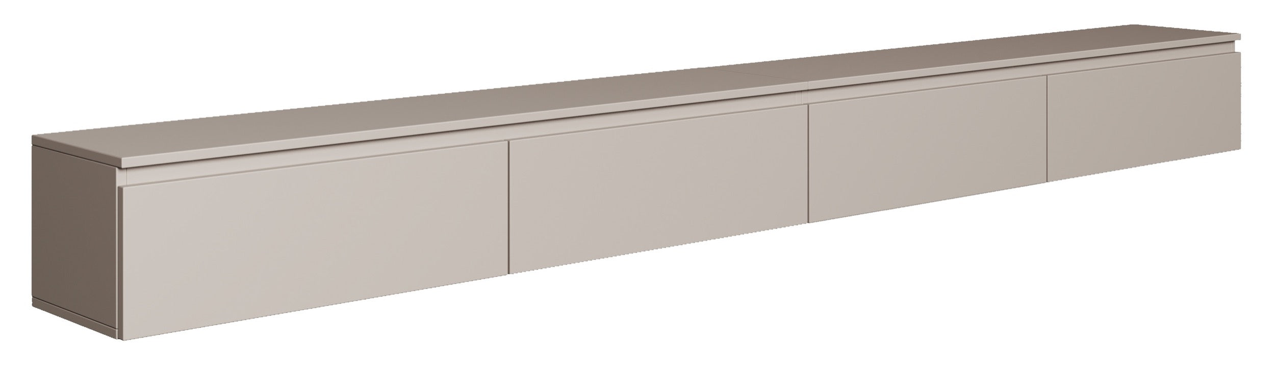 Hängender TV-Schrank Bemmi 300 cm Kaschmir