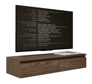 Bemmi Slim Hängender TV-Schrank 100 cm Wisconsin-Nussbaum