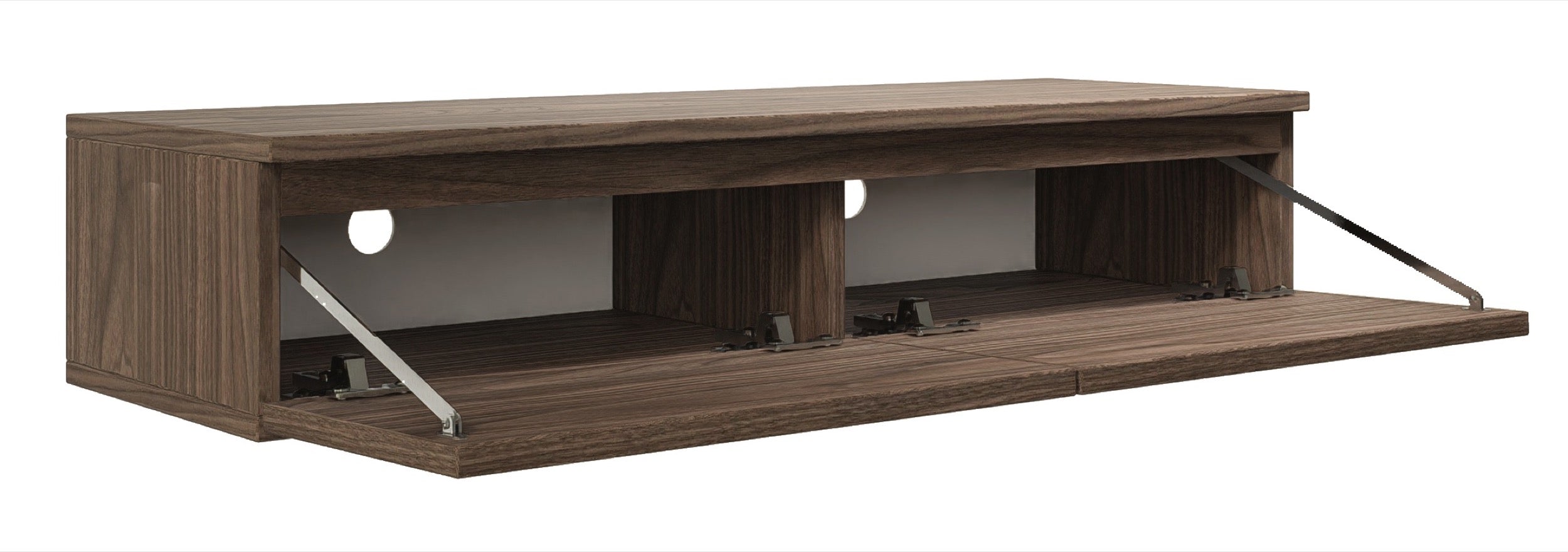 Bemmi Slim Hängender TV-Schrank 100 cm Wisconsin-Nussbaum