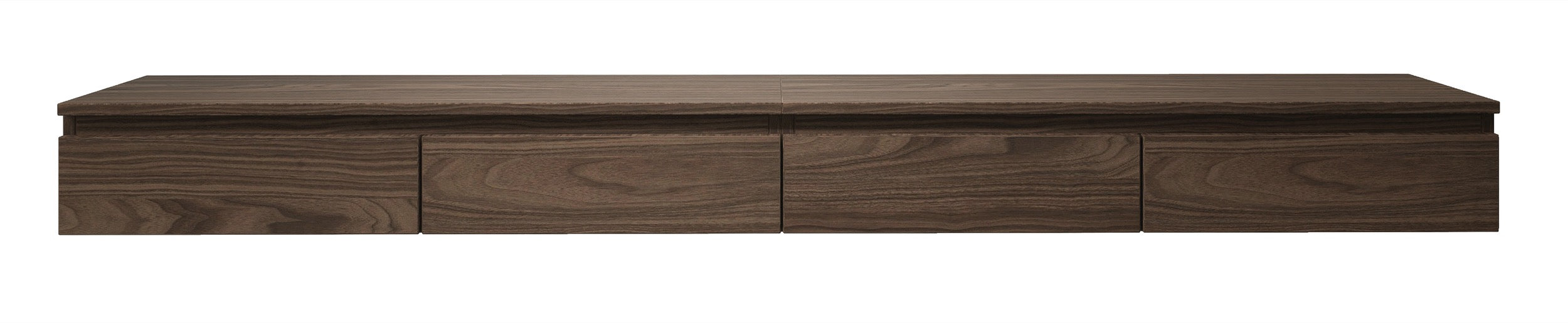 Hängender TV-Schrank Bemmi Slim 200 cm Wisconsin-Nussbaum