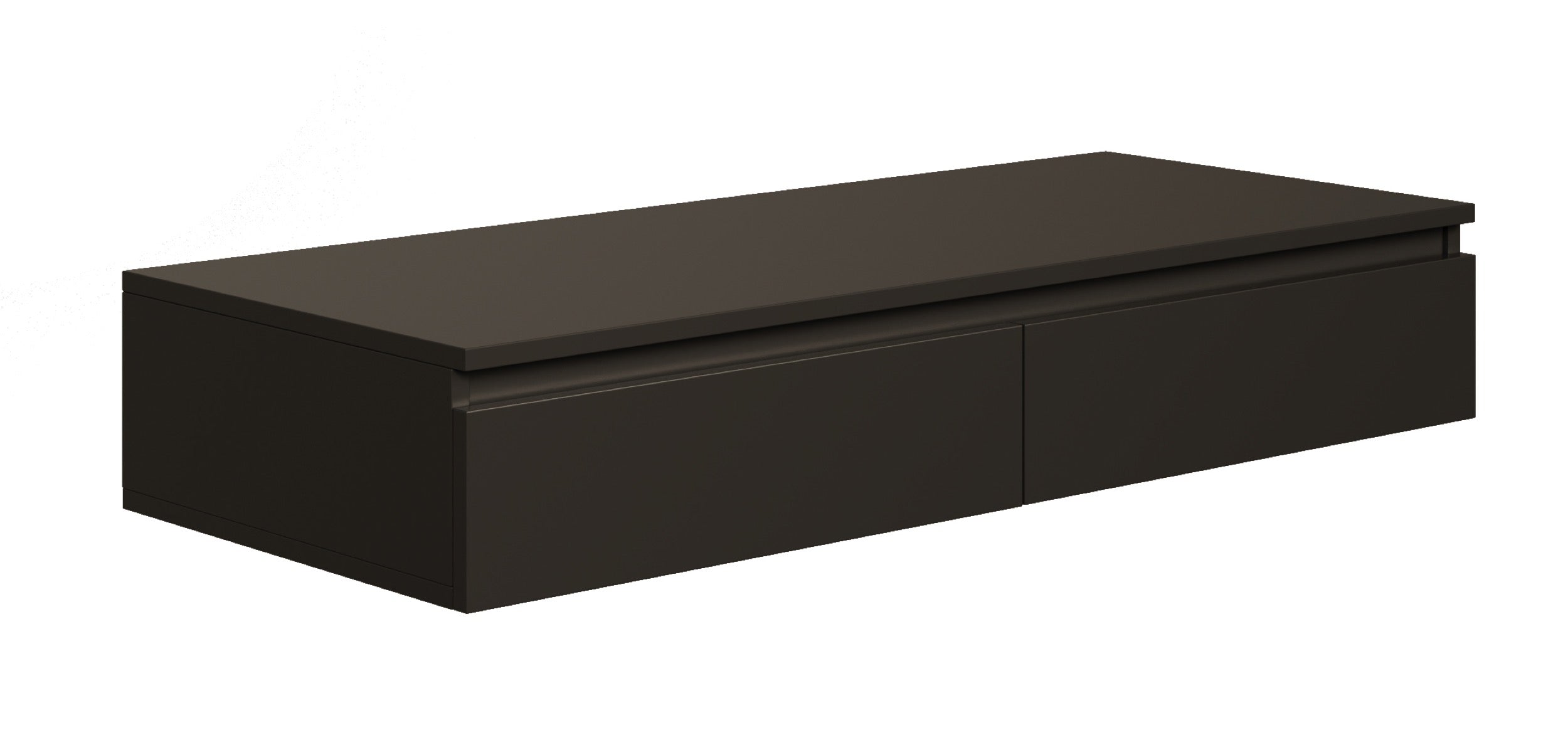 Bemmi hängender Schminktisch mit Schubladen 120 cm schwarz