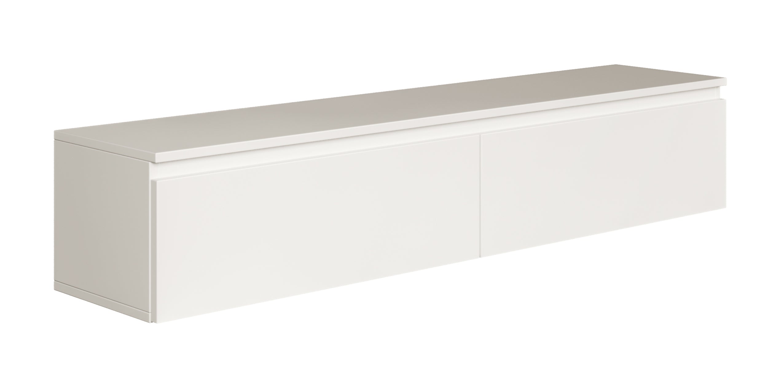 Hängender TV-Schrank Bemmi 150 cm Weiß