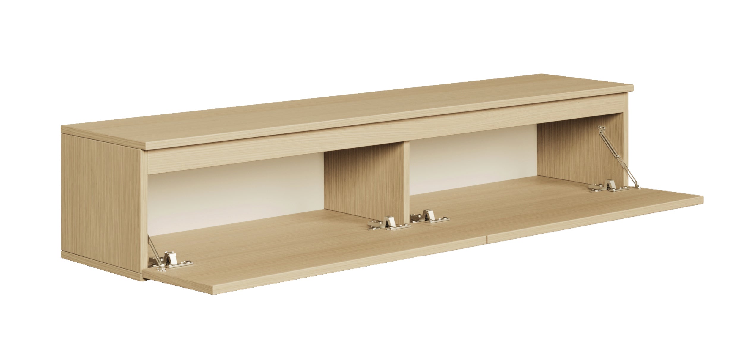 Hängender RTV-Schrank Bemmi 150 cm Lindberg-Eiche
