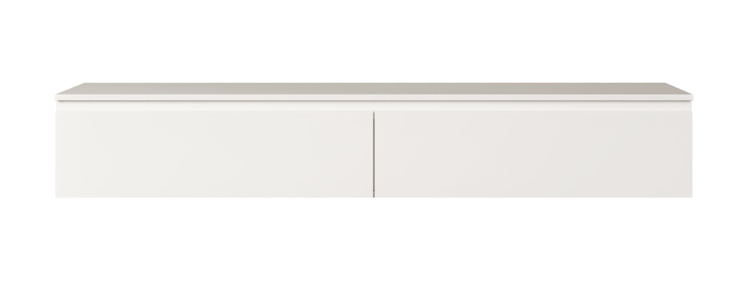 Hängender TV-Schrank Bemmi 175 cm Weiß