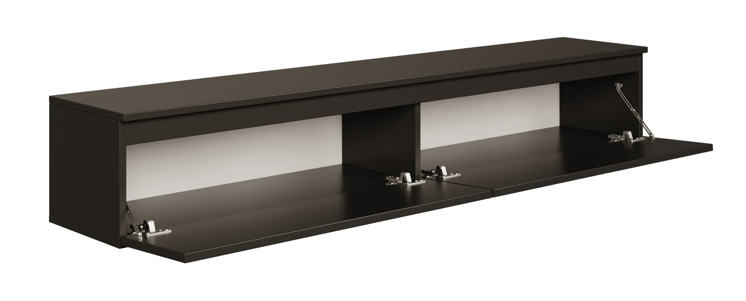 Hängender TV-Schrank Bemmi 175 cm schwarz