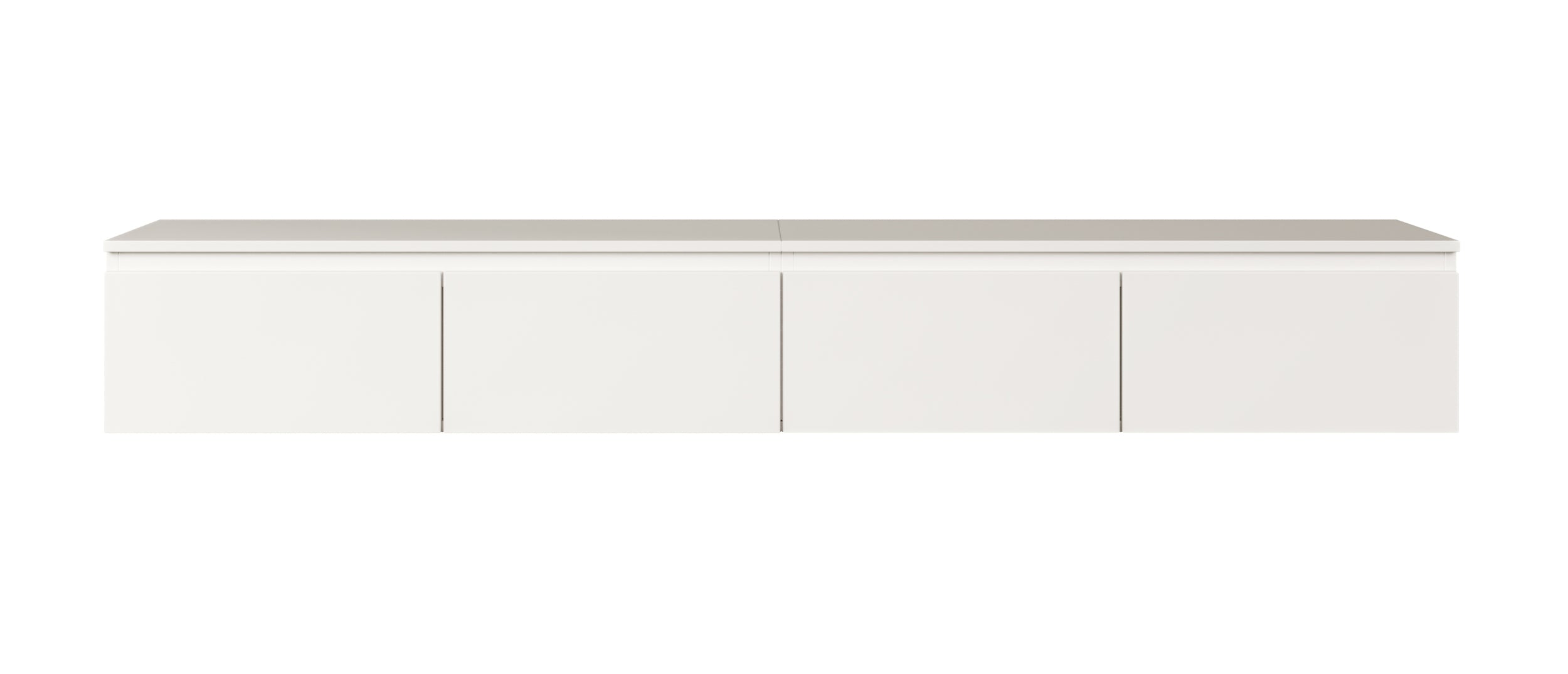 Bemmi Hängender TV-Schrank 200 cm Weiß