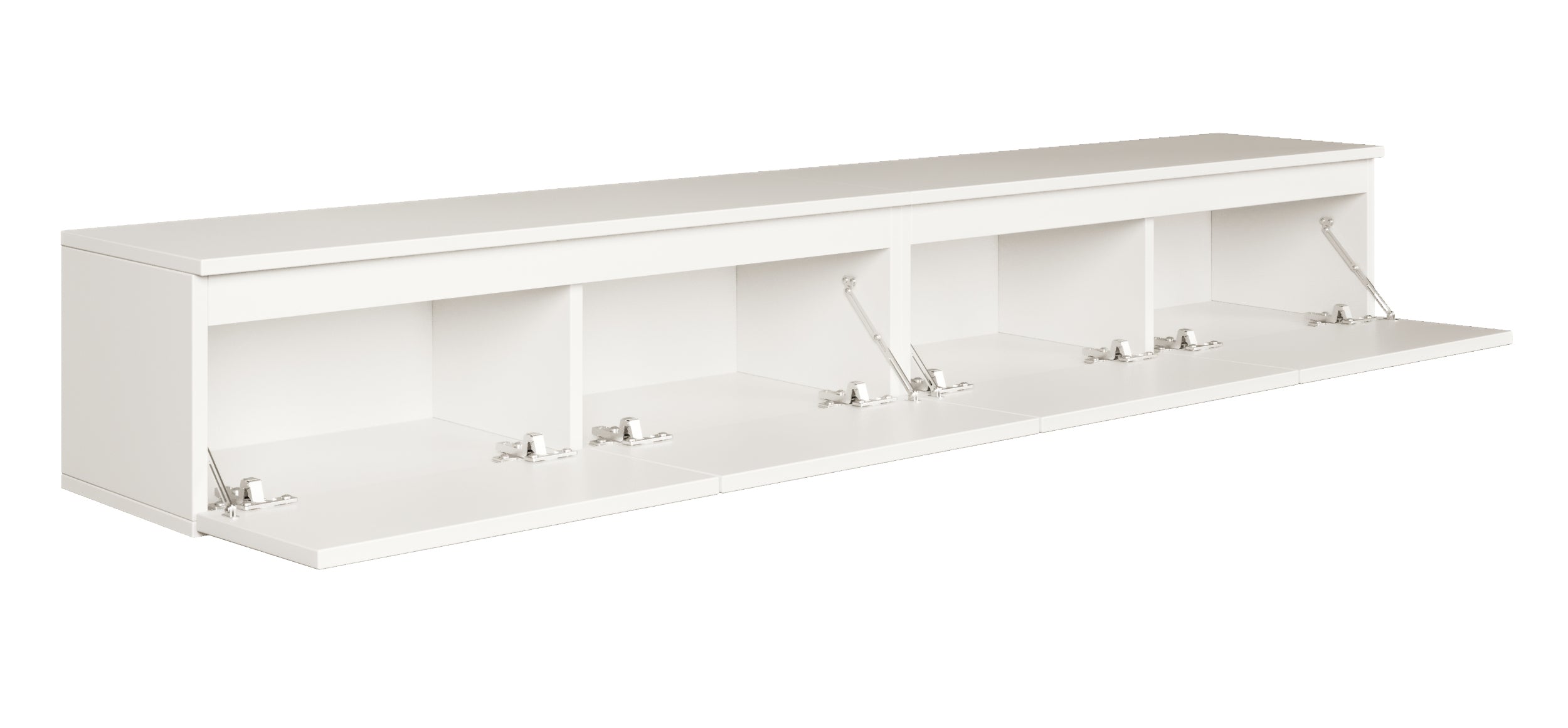 Bemmi Hängender TV-Schrank 200 cm Weiß