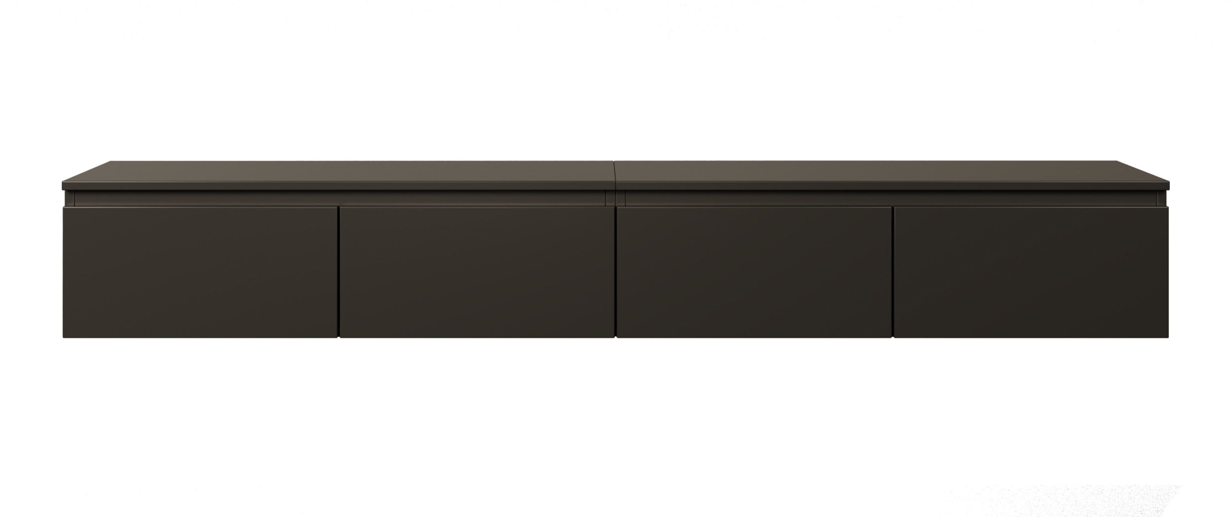 Hängender TV-Schrank Bemmi 200 cm schwarz