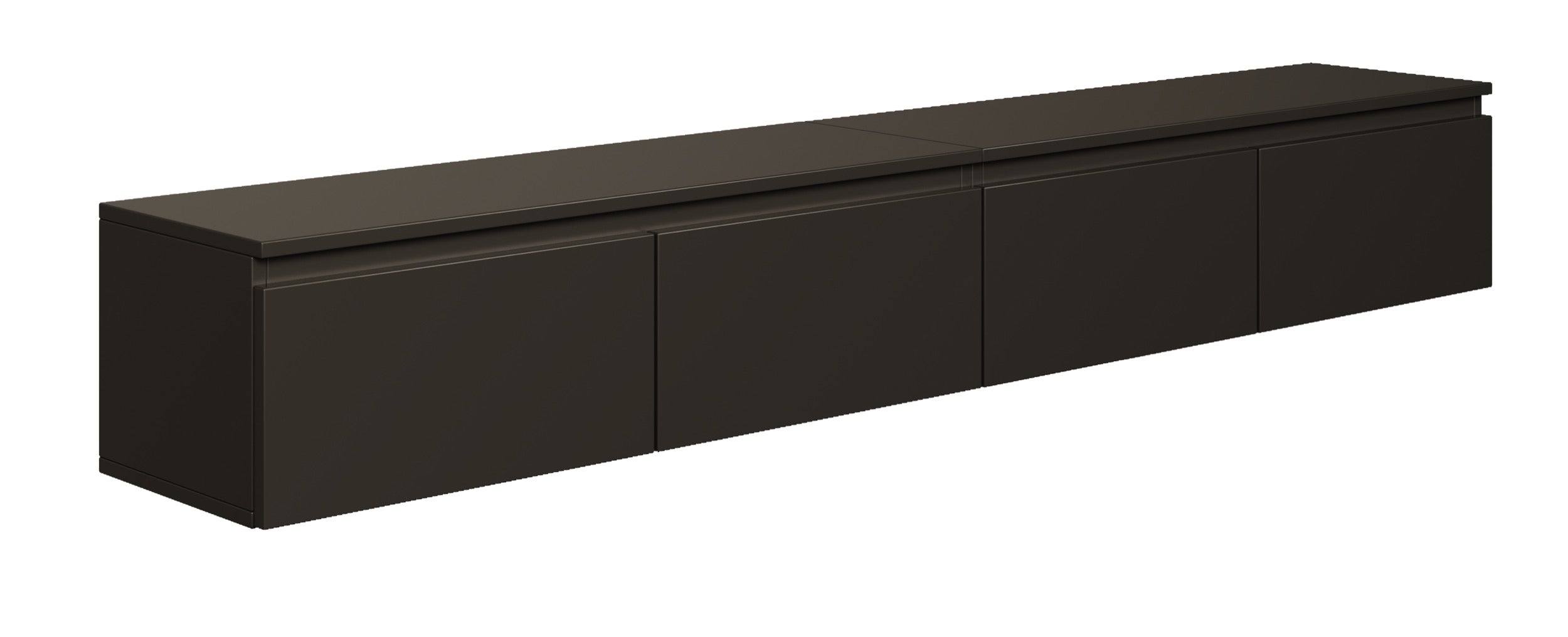 Hängender TV-Schrank Bemmi 200 cm schwarz