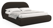 Polsterm Bett 180x200 cm Buvio braunes Chenille