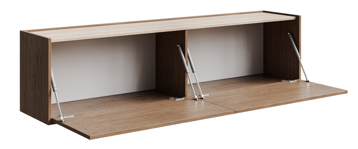 TV-Schrank Cabby 180 cm Eiche Casella/Taormina Travertin