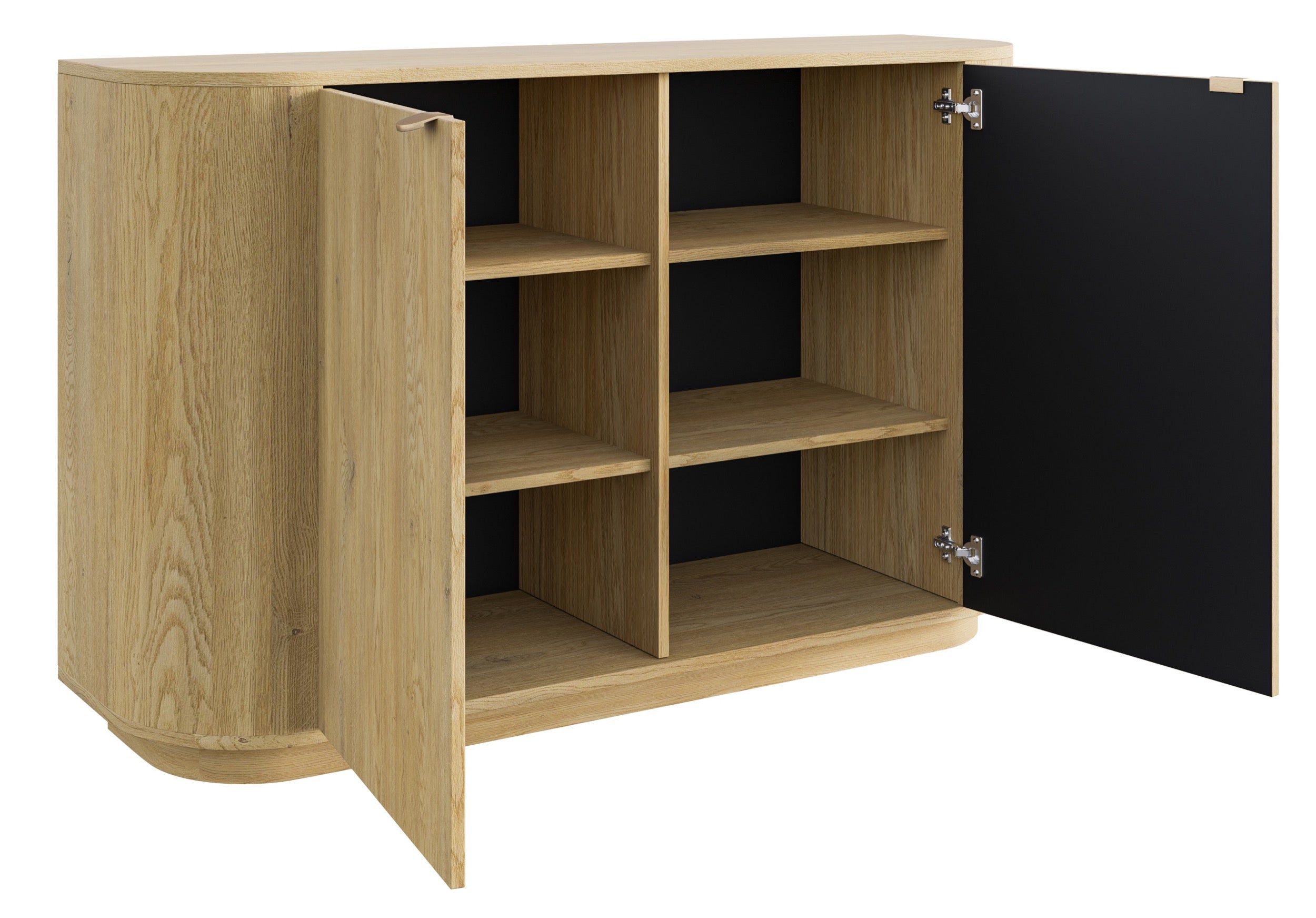 Zweittürige Kommode Coru 140 cm Eiche Cremona Torro