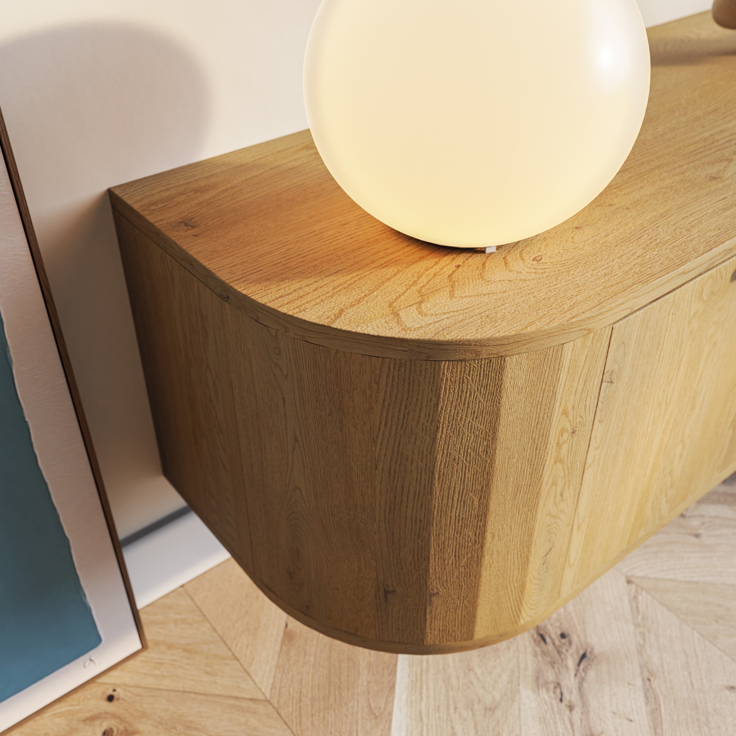 Hängender TV-Schrank Coru mit drei Klappen, 175 cm