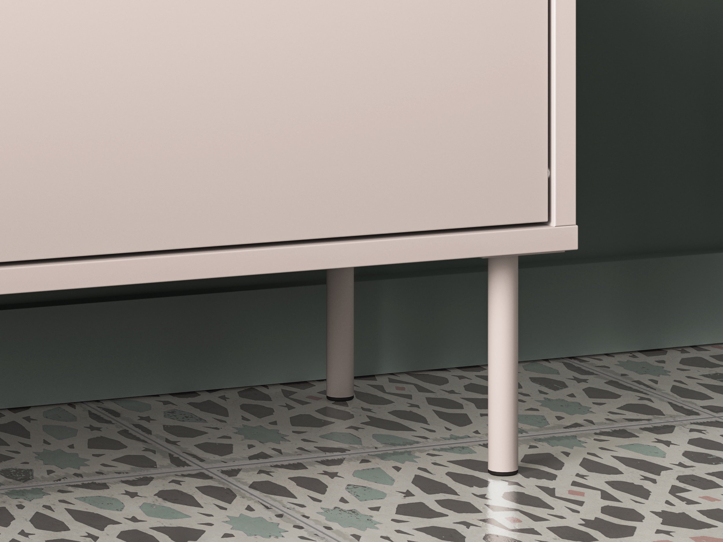 Schuhschrank Dioce mit Klappe und Sitzfläche 69 cm Kaschmir