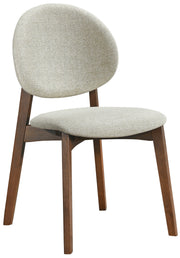Holzstuhl für das Esszimmer Stenne Nussbaum/Beige