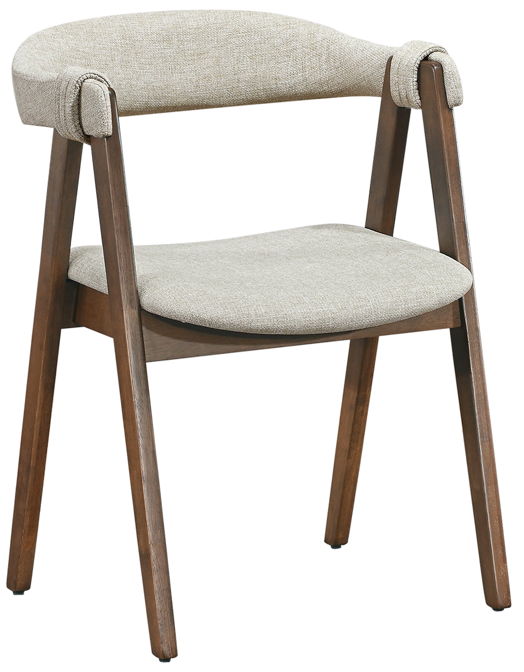Holzstuhl für das Esszimmer Inneles Nussbaum/Beige