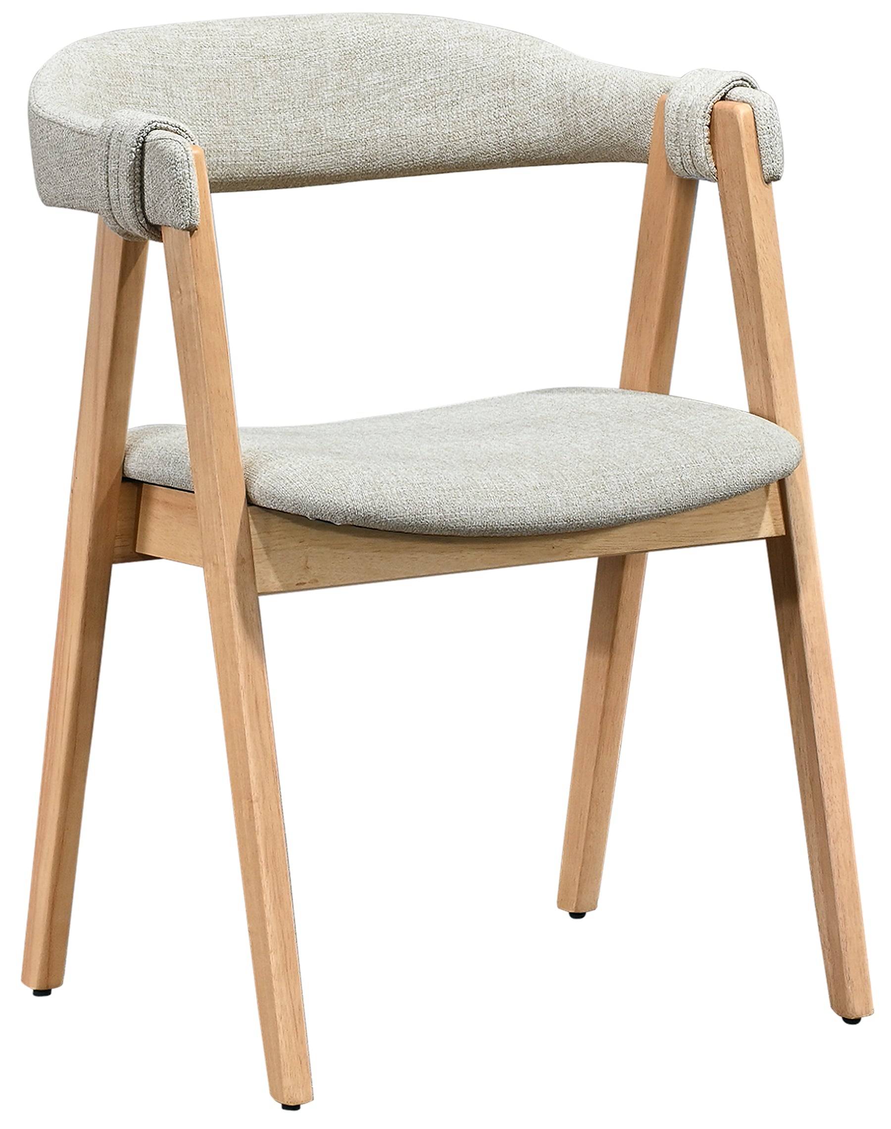 Holzstuhl für das Esszimmer Inneles in natürlicher Eiche/beige