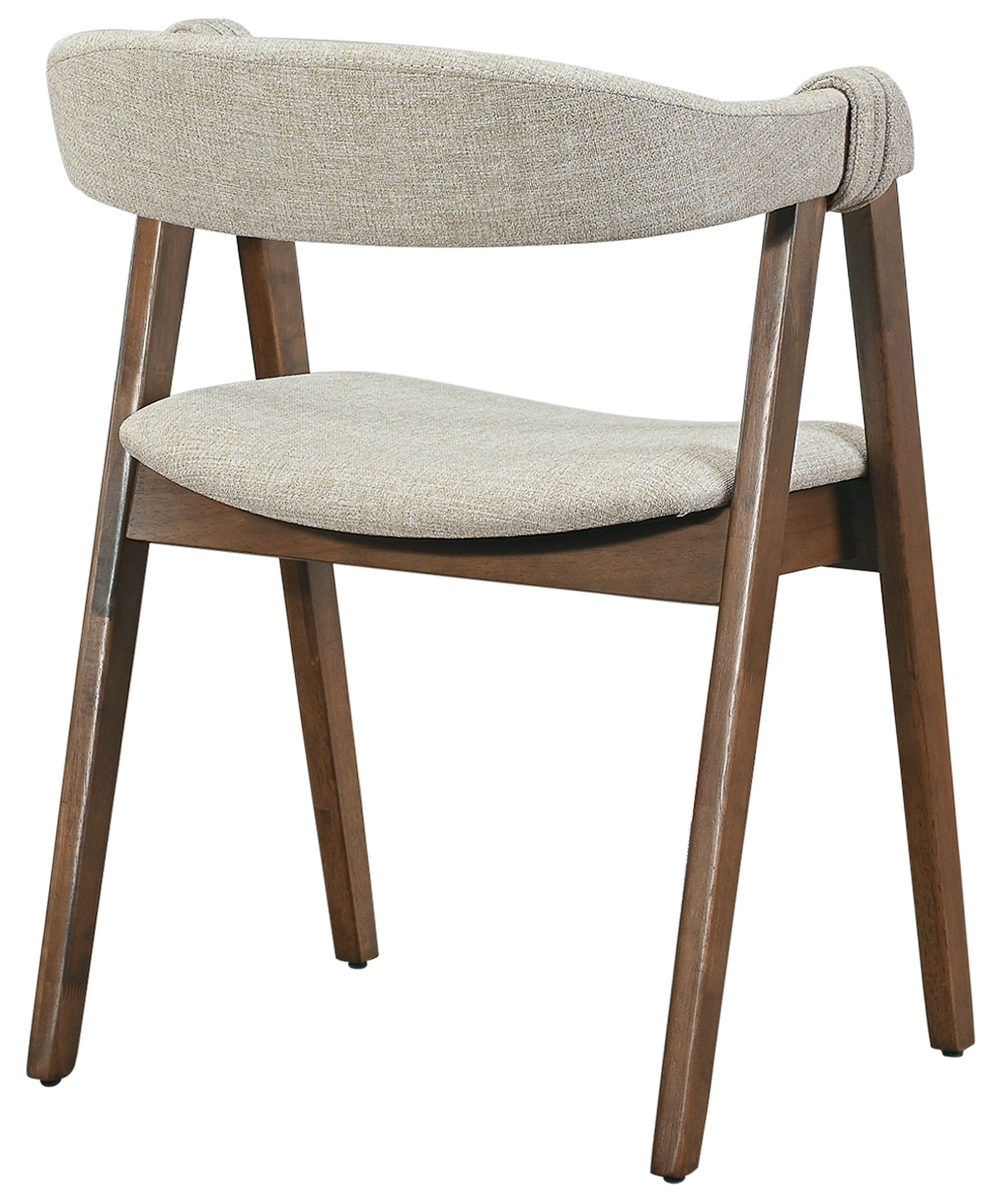Holzstuhl für das Esszimmer Inneles Nussbaum/Beige