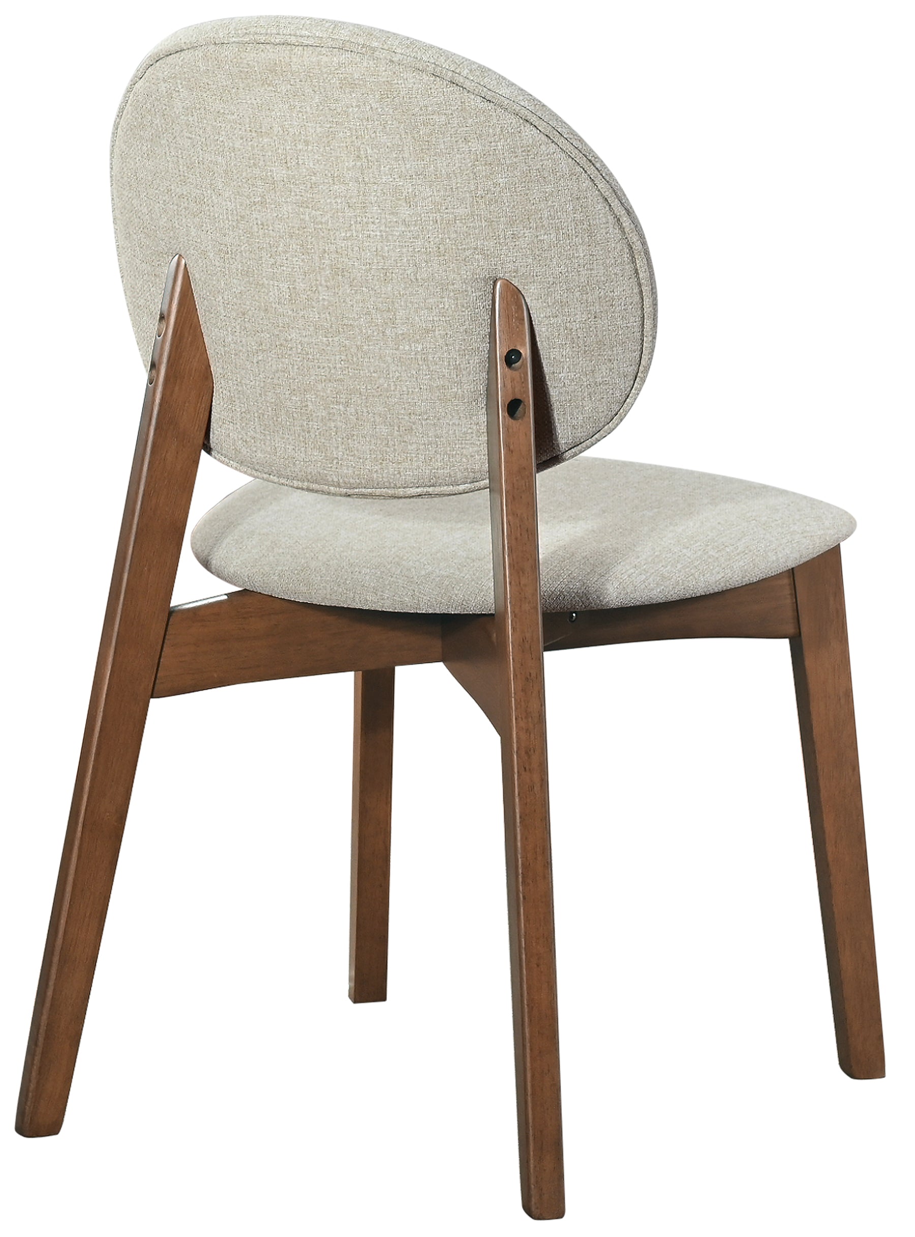 Holzstuhl für das Esszimmer Stenne Nussbaum/Beige
