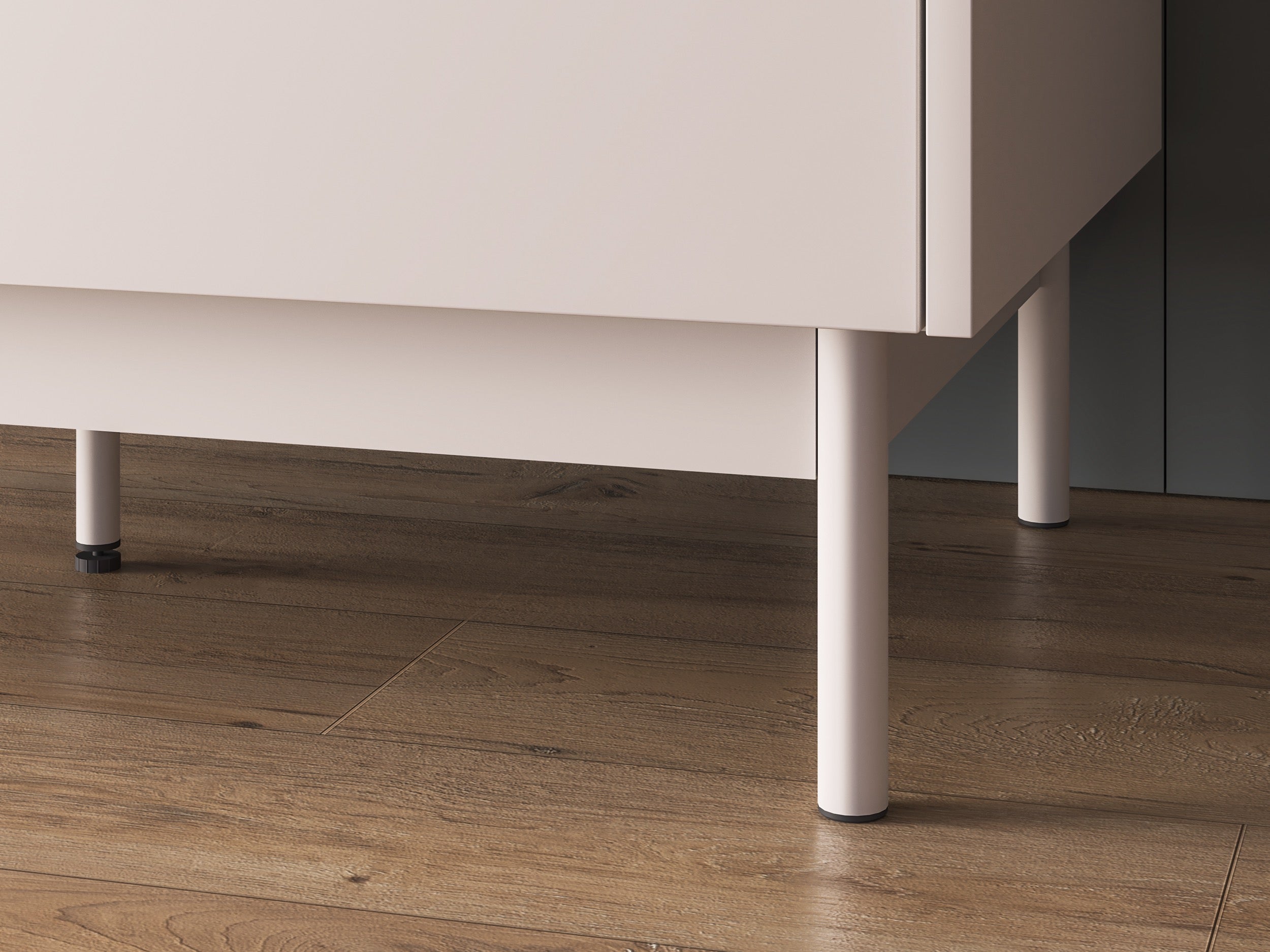 Vier­türiger Schrank Dunea 92 cm Kaschmir/Eiche