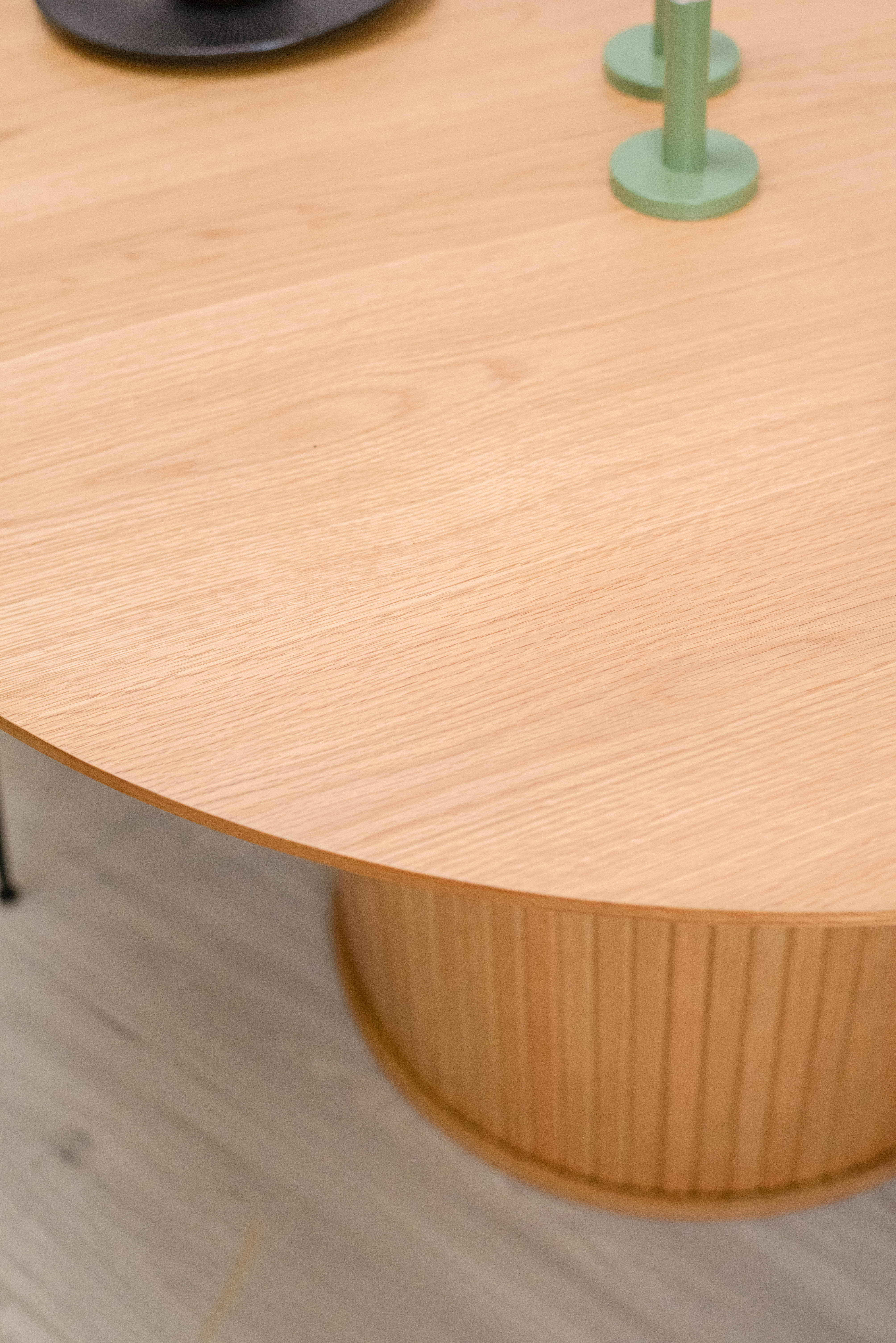 Ausziehbarer Tisch Gativel 120-167 cm Lamellen natürliche Eiche