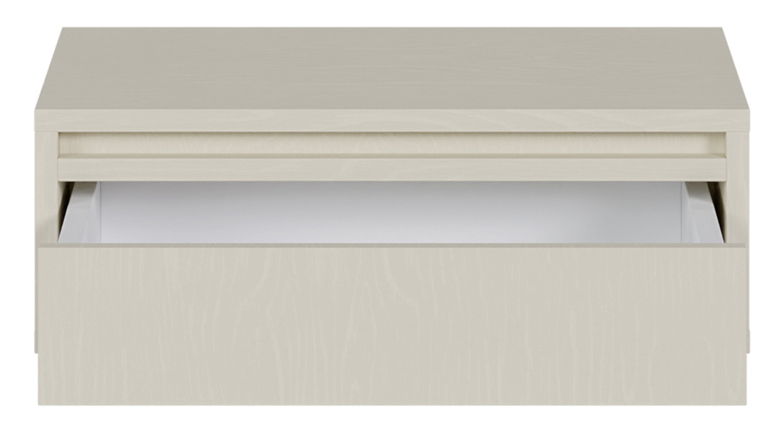 Hängender Nachttisch Evo mit Schublade 50 cm Sandbeige