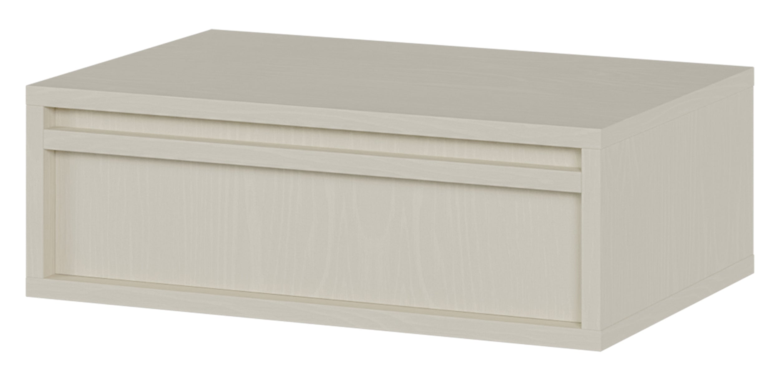 Hängender Nachttisch Evo mit Schublade 50 cm Sandbeige