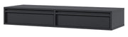 Hängender Schminktisch Evo mit Schubladen 110 cm Schwarz