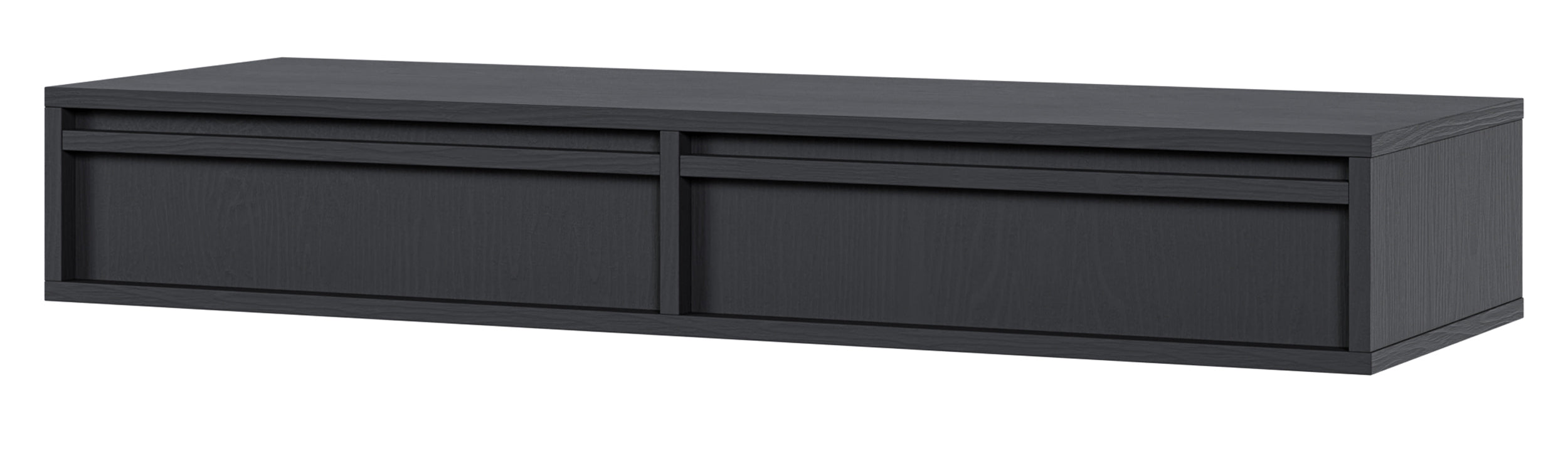 Hängender Schminktisch Evo mit Schubladen 110 cm Schwarz